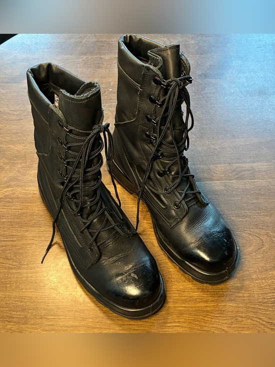 BELLEVILLE BOOT 495 ST STEEL TOE MILITARY BLACK Size 8 W main image 7